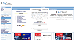Desktop Screenshot of goforex.net